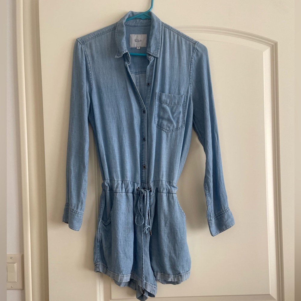 Rails Bryant Romper Chambray Xs - image 2